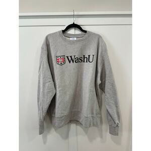 Champion Brand Washington University Reverse Weave Crewneck Sweatshirt Size L